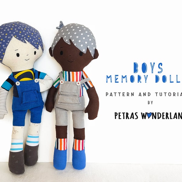 PDF Memory Doll Boys Sewing Pattern, Rag Doll Easy Pattern, Soft Doll  Made from Clothes, Sewing Tutorial for Cloth Doll Pattern, DIY Doll