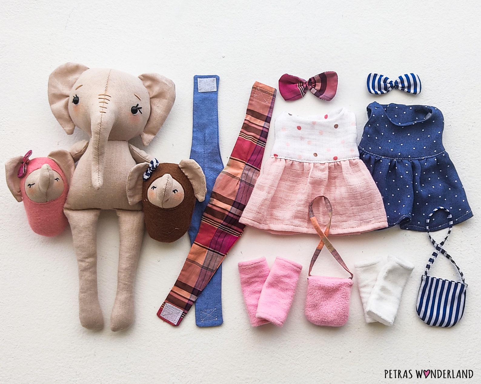 Elephant Rag Doll Sewing Pattern PDF DIY Video Tutorial to Etsy