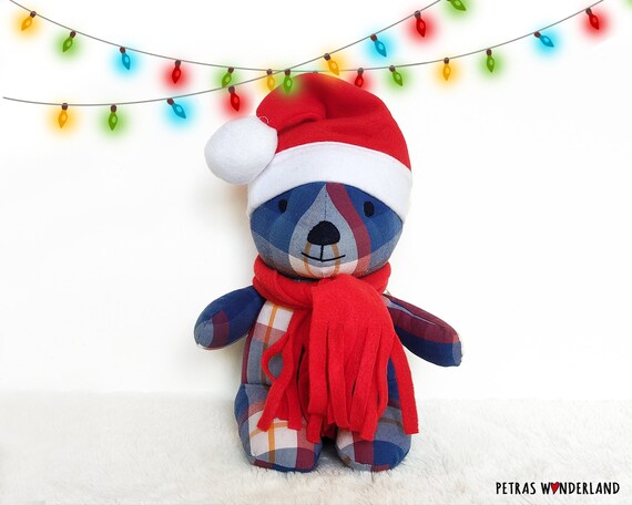 Christmas Memory Bear PDF Sewing Pattern and Tutorial