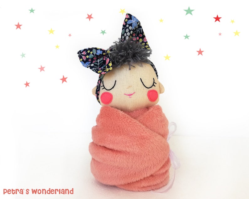 PDF Swaddle Baby Doll Sewing Tutorial and Pattern Rag Doll Etsy Canada