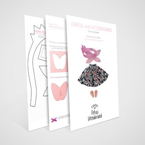 Digital Download Doll Clothes Pattern15 “ Doll, PDF Sewing Pattern and ...
