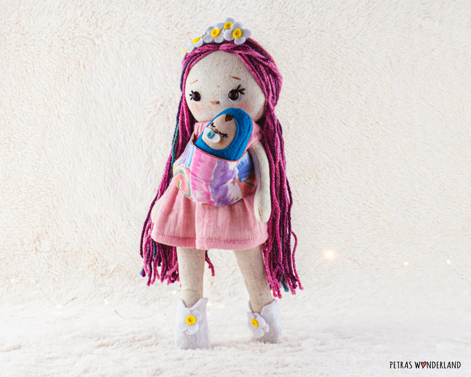 Cloth Doll Mom and Baby PDF Sewing Pattern &amp; Tutorial Make - Etsy