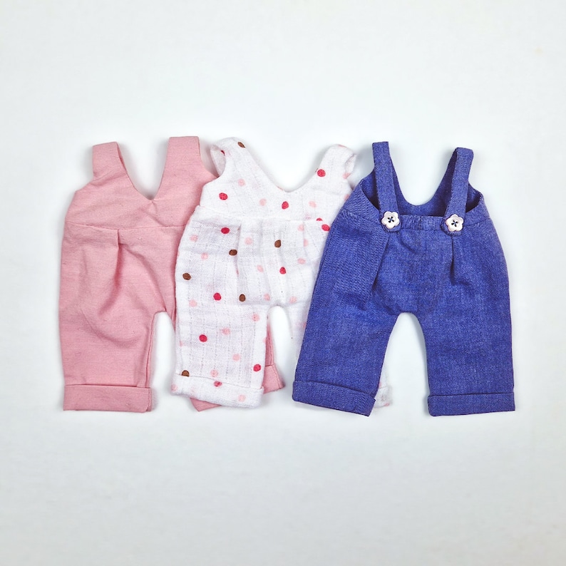 DIY Doll Overalls, Headband and Backpack Sewing Pattern PDF Instant Download Doll Clothes Sewing Pattern, Doll Jumpsuit Tutorial image 2