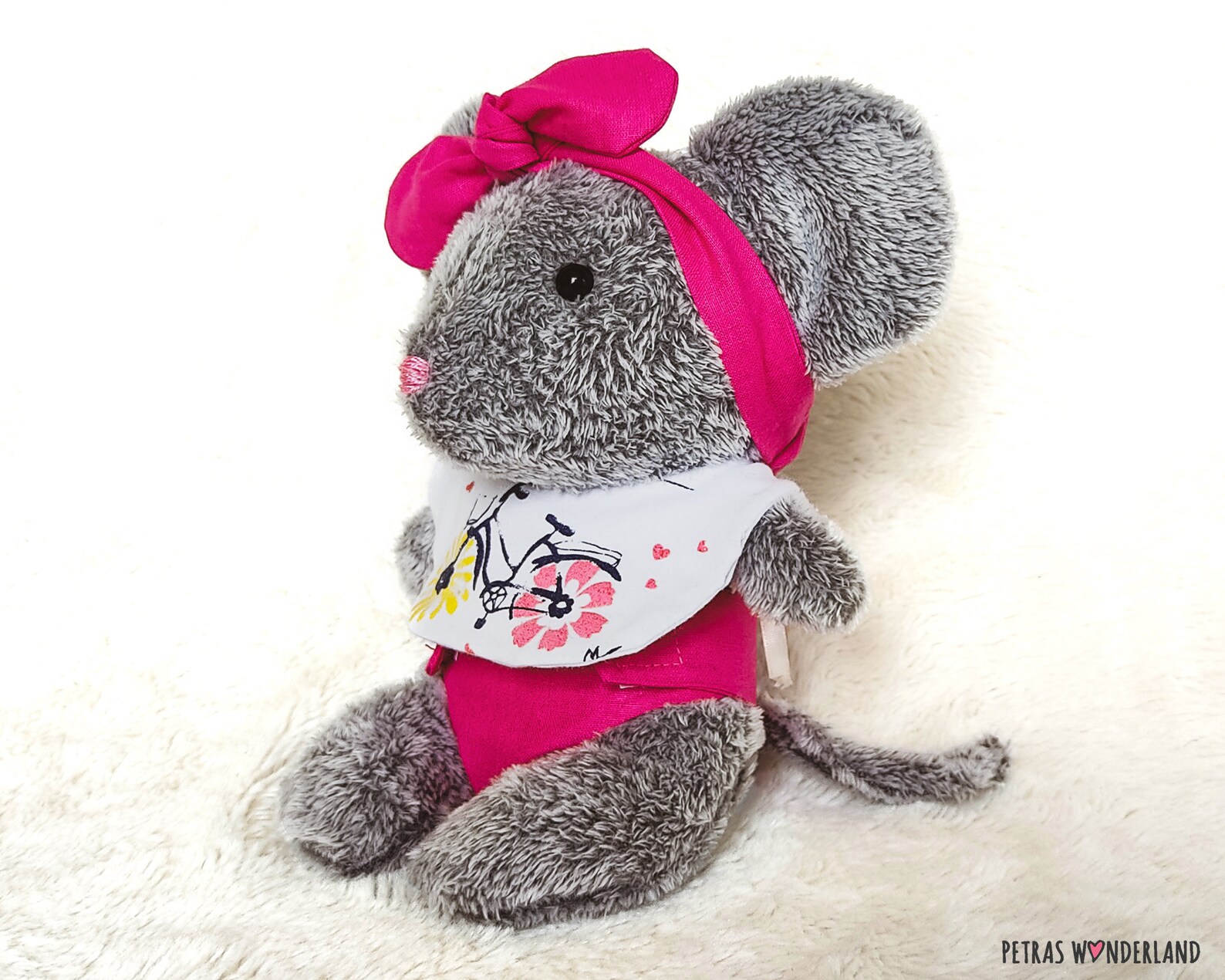 PDF Baby Animal Mouse Sewing Pattern & Tutorial Soft Toy Etsy