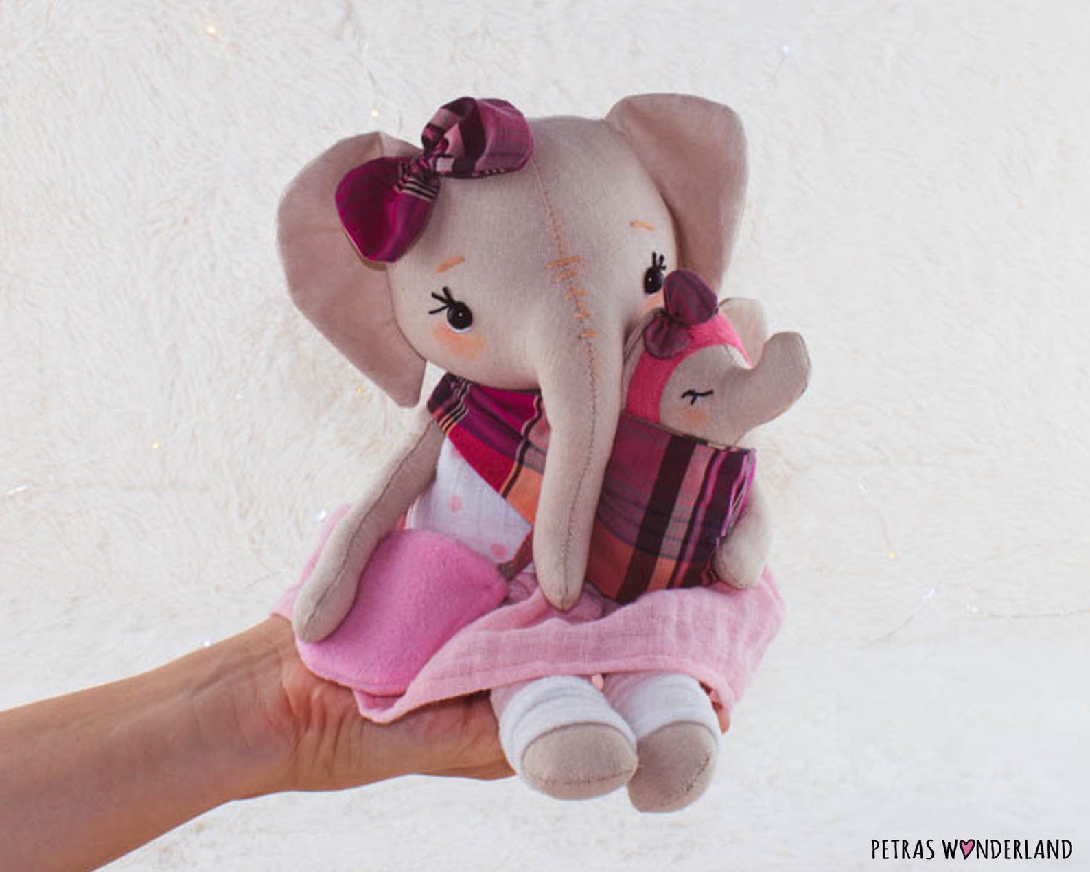Elephant Rag Doll Sewing Pattern PDF DIY Video Tutorial to Etsy