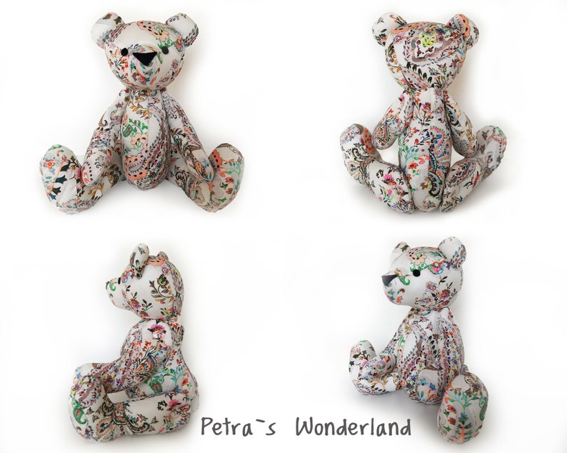 PDF Memory Bear Sewing Pattern & Tutorial Keepsake Bear Etsy