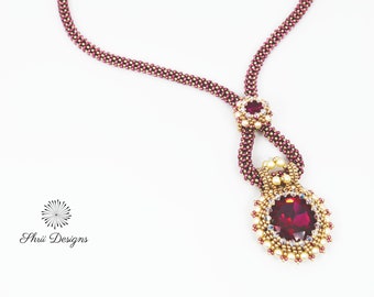 Sridhara Necklace and earrings tutorial