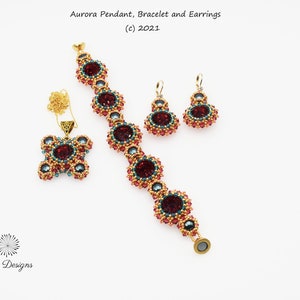 Aurora Bracelet, Pendant and Earrings supplies Kit