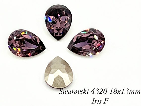 Swarovski 4320 18x13mm pear stone, sold by the piece