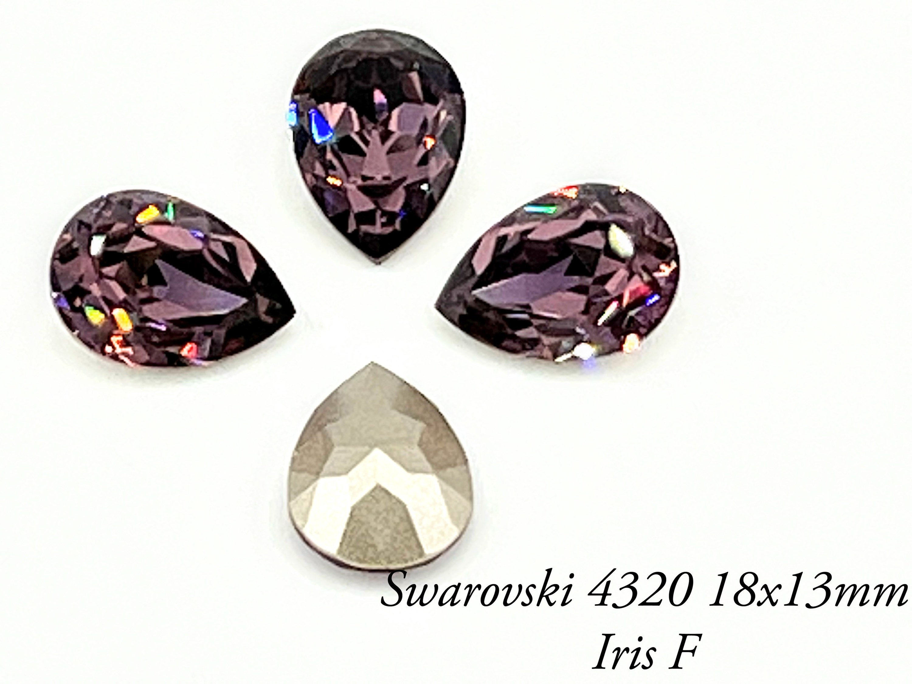 Swarovski 4320 18x13mm Pear Stone, Sold by the Piece - Etsy