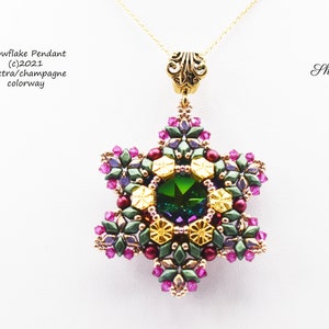 Snowflake Pendant Tutorial