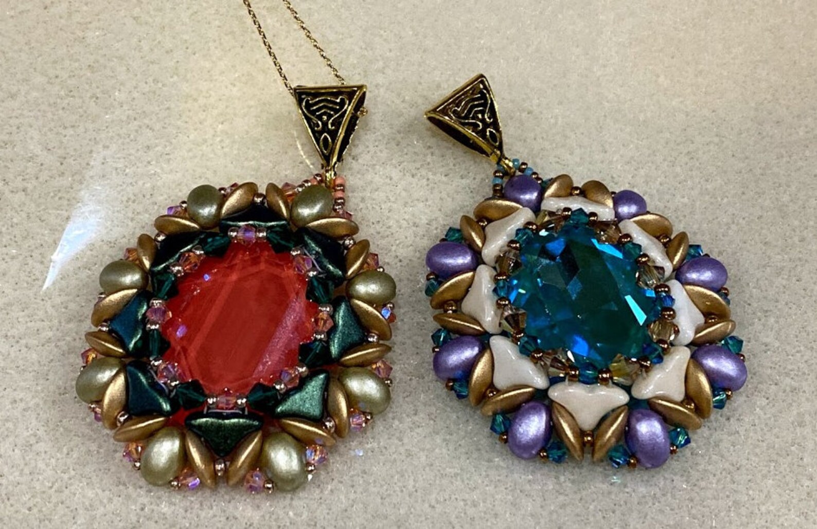 Evangeline pendant tutorial  etsy