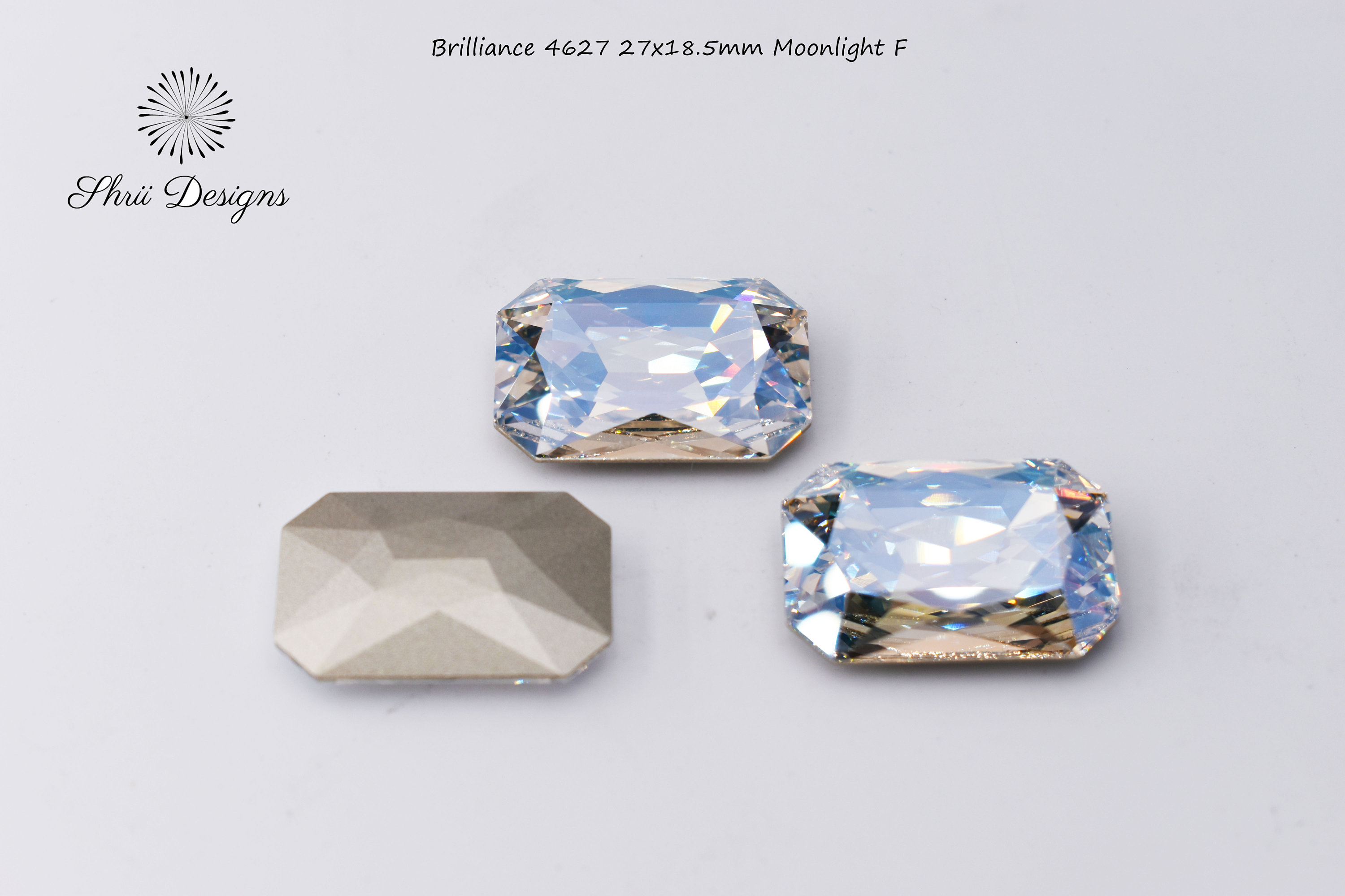 Brilliance 4627 27x18.5mm Moonlight F, Austrian Crystal - Etsy