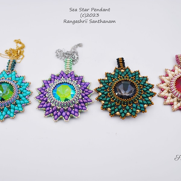 Sea Star Pendant Tutorial