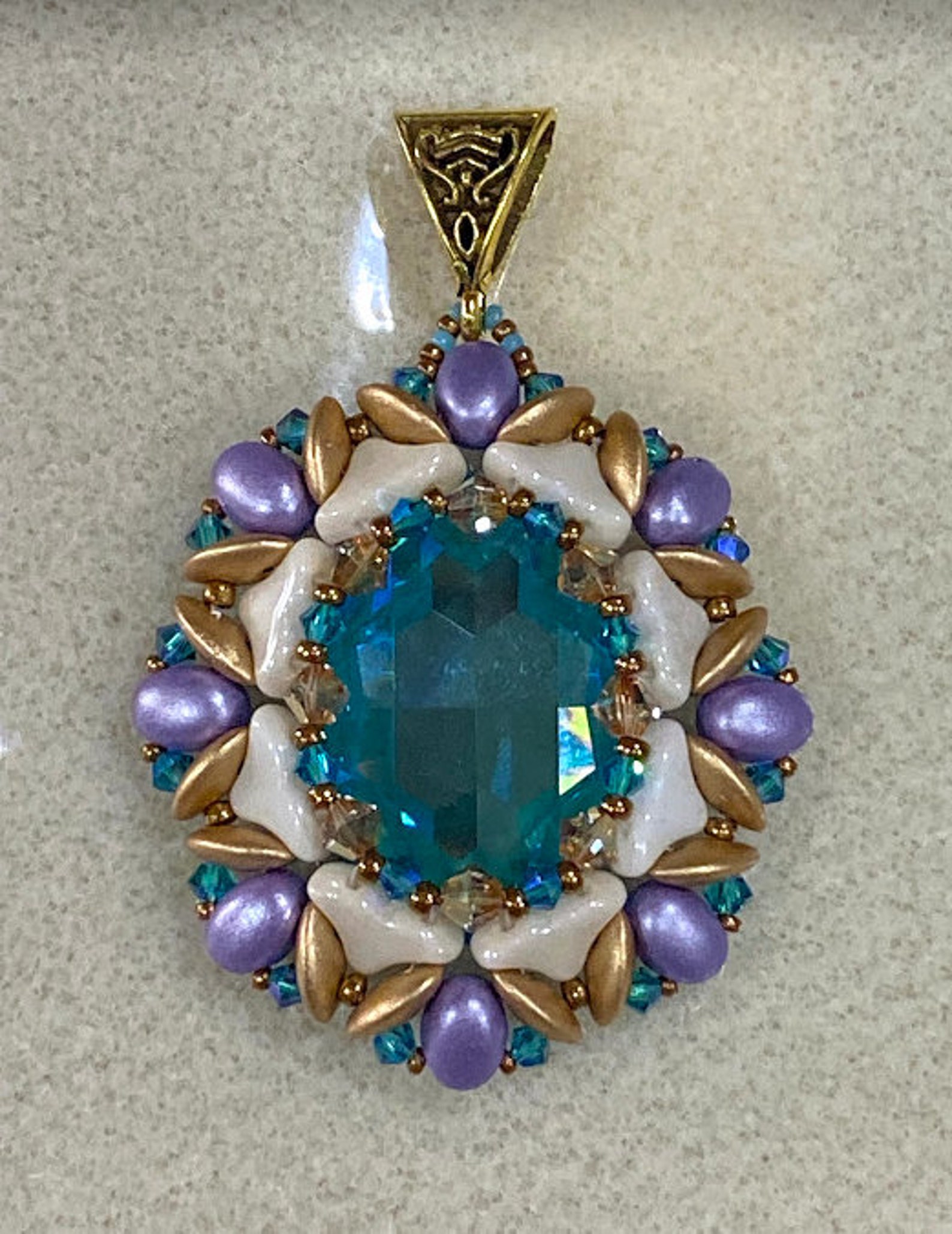 Evangeline pendant tutorial  etsy