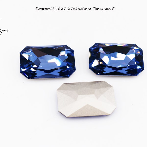 Swarovski 4627 27x18.5mm Tanzanite F, sold by the piece