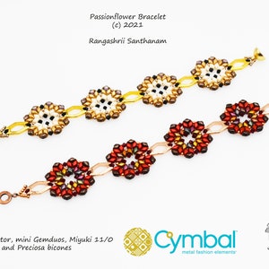Passionflower Bracelet tutorial