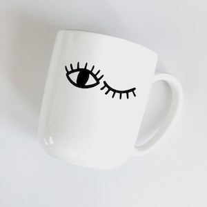 Winking Eye Coffee Mug | Optometrist, Optician, Ophthalmologist, Ophthalmic Tech, Ophthalmic Rep, Optometry Student