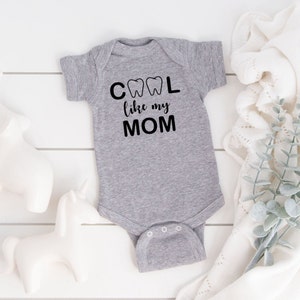 Coole Zähne wie mein Onesie | Zahnarzt, Zahnhygienist, Zahnstudent, Zahnarzt, Zahnbaby, Zähne Onesie, Babyzähne, Baby zahnarzt Geschenk
