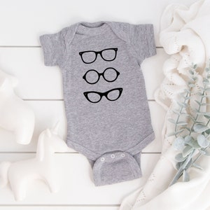 Three Eyeglasses Onesie | Optometrist, Optician, Ophthalmologist, Ophthalmic Tech, Ophthalmic Rep, Optometry Student, Opto Baby