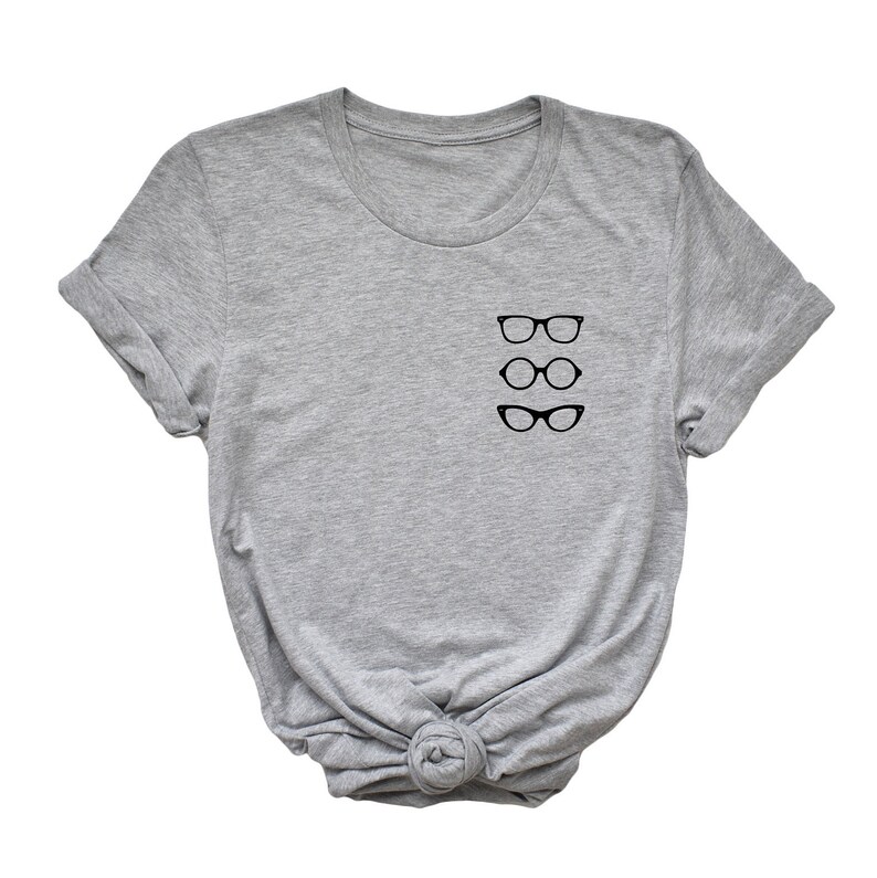 Small 3 Eyeglasses Tshirt Optometrist Optician Etsy