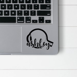Script Name Within Anatomical Eye Vinyl Decal Sticker | Optometrist, Optician, Ophthalmologist, Ophthalmic Tech, Optometry Student,