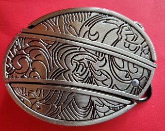 unusual silver belt buckles