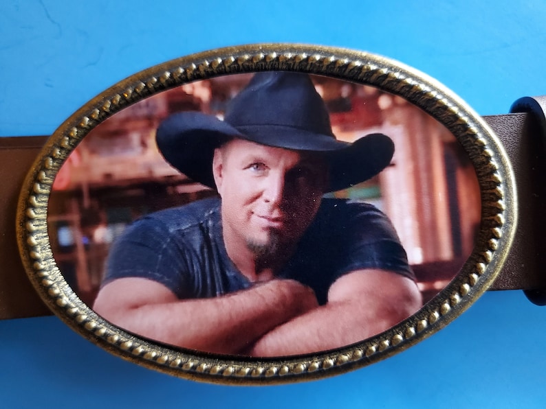 GARTH BROOKS Epoxy Belt Buckle Country Music NEW Etsy