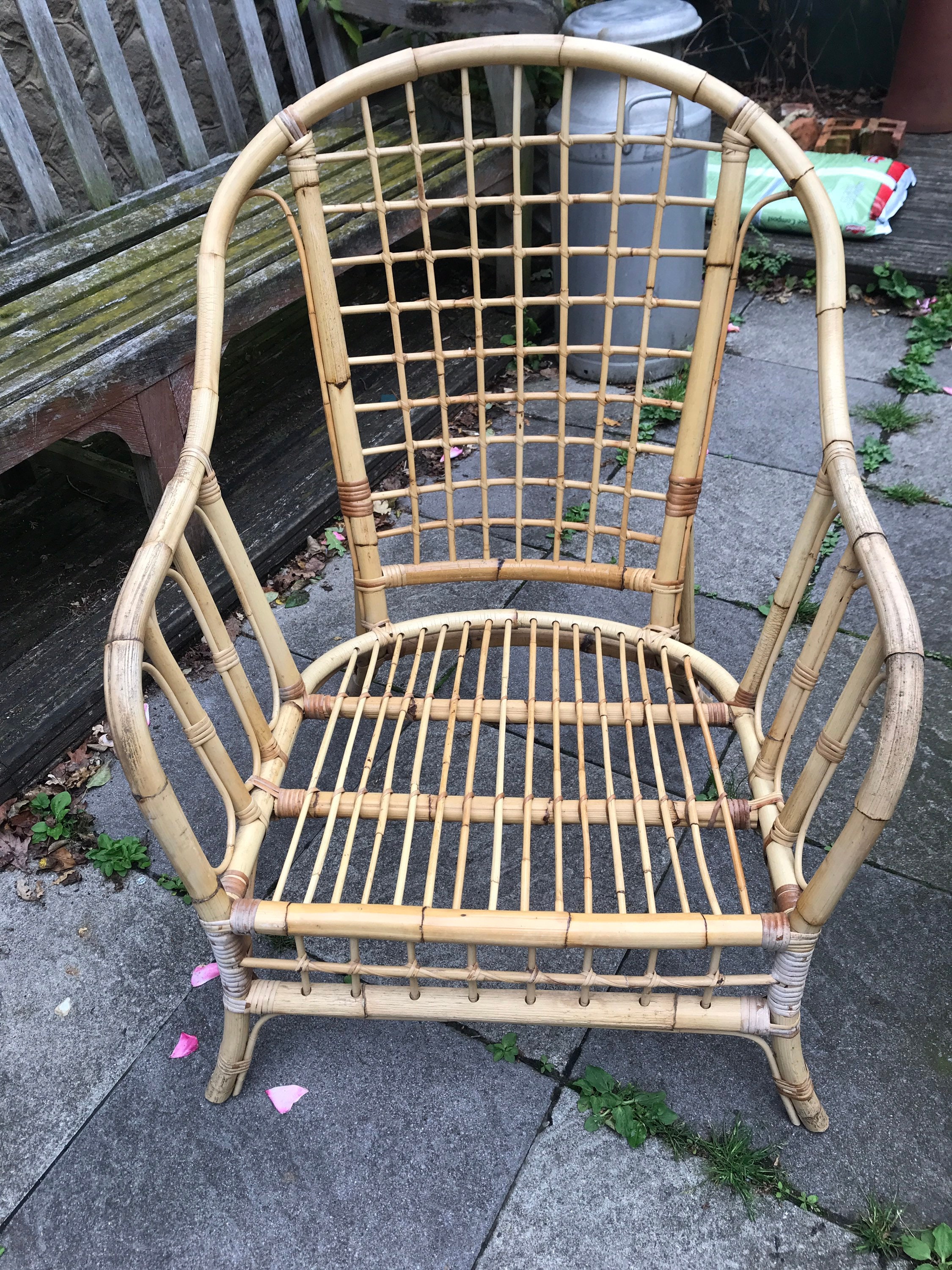 Vintage Bamboo Chairs Etsy UK