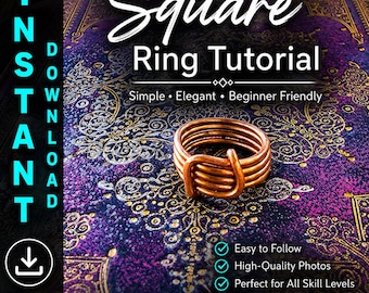 Wire Wrapped Ring Tutorial: Beginner Unisex Ring (PDF Download)