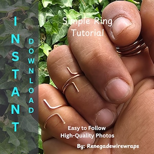 Copper Ring Tutorial, Instant Download