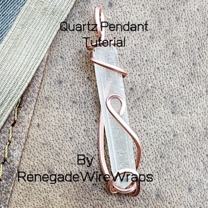 Quartz Pendant Tutorial, Instant Download