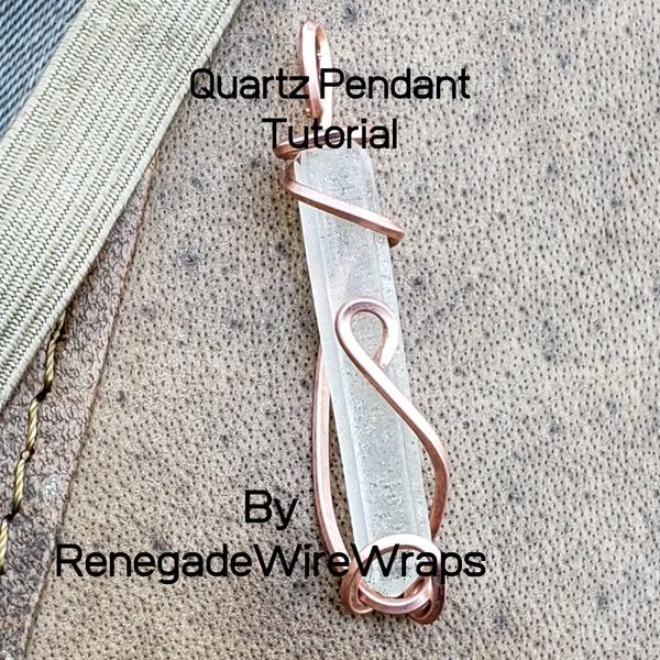 Quartz Pendant Tutorial, Instant Download