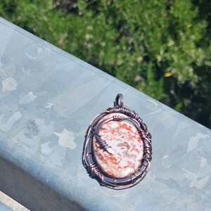 Rosita Jasper Wire Wrapped Pendant