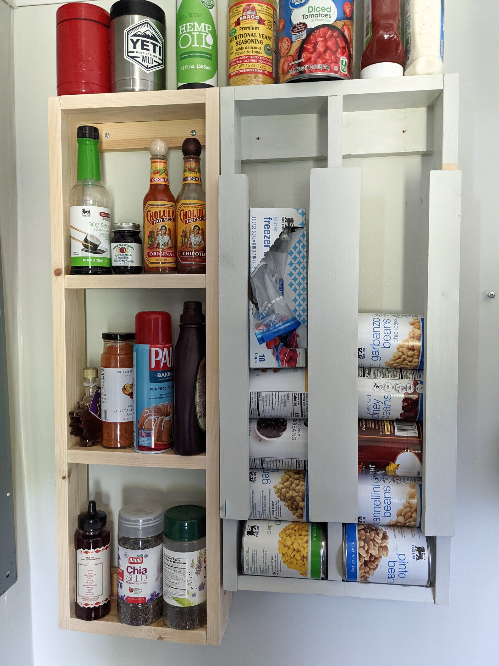 Sauce Shelf Display Shelf Kitchen Storage Etsy