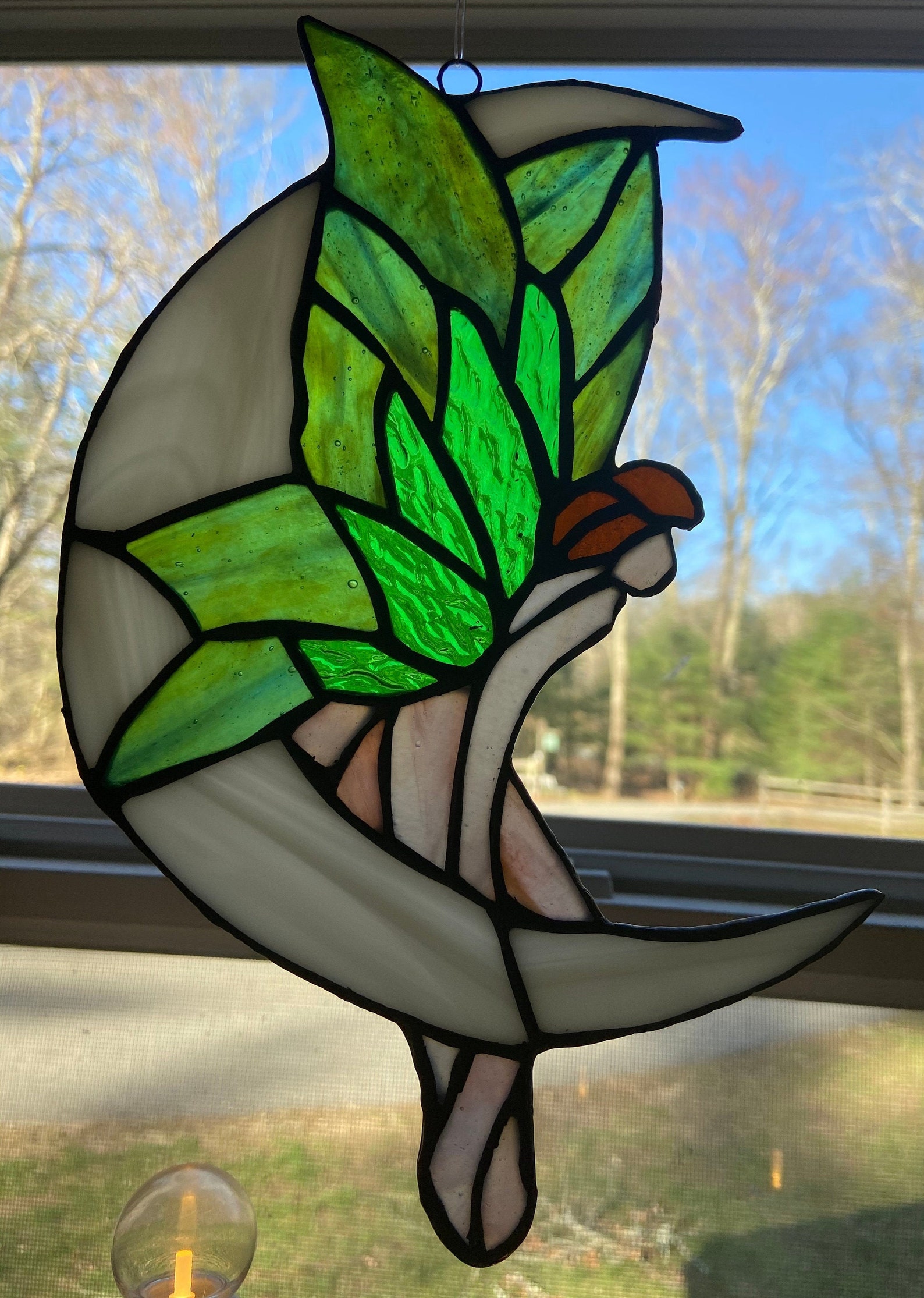 Fairy Stained Glass Suncatcher Stained Glass Fairy Fairy in Etsy