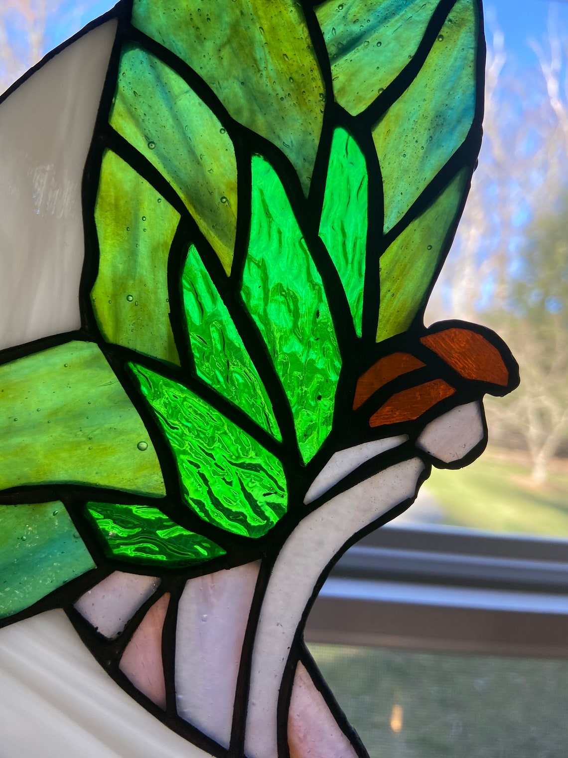 Fairy Stained Glass Suncatcher Stained Glass Fairy Fairy in Etsy