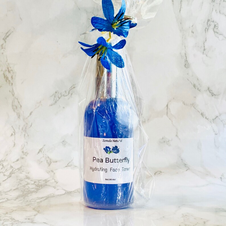 Natural Cleansing Toner with Butterfly Pea Flower Skin Etsy