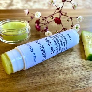 Natural Eye Balm | Cucumber Arnica Moisturizer | Tired Eyes Cream