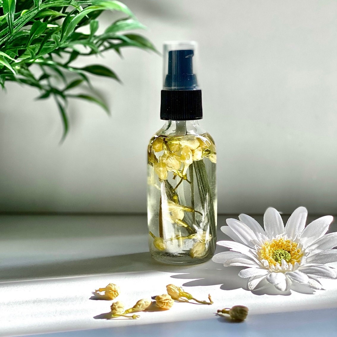 Herbal Body Oil Non Greasy Organic Massage Oil With Herbs Etsy
