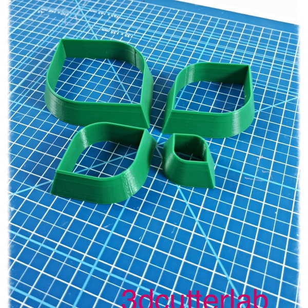 set of cutters for polymer pastes and metal clay