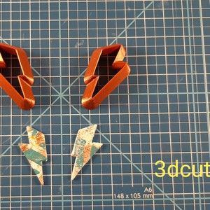 pair of cutters for polymer clay