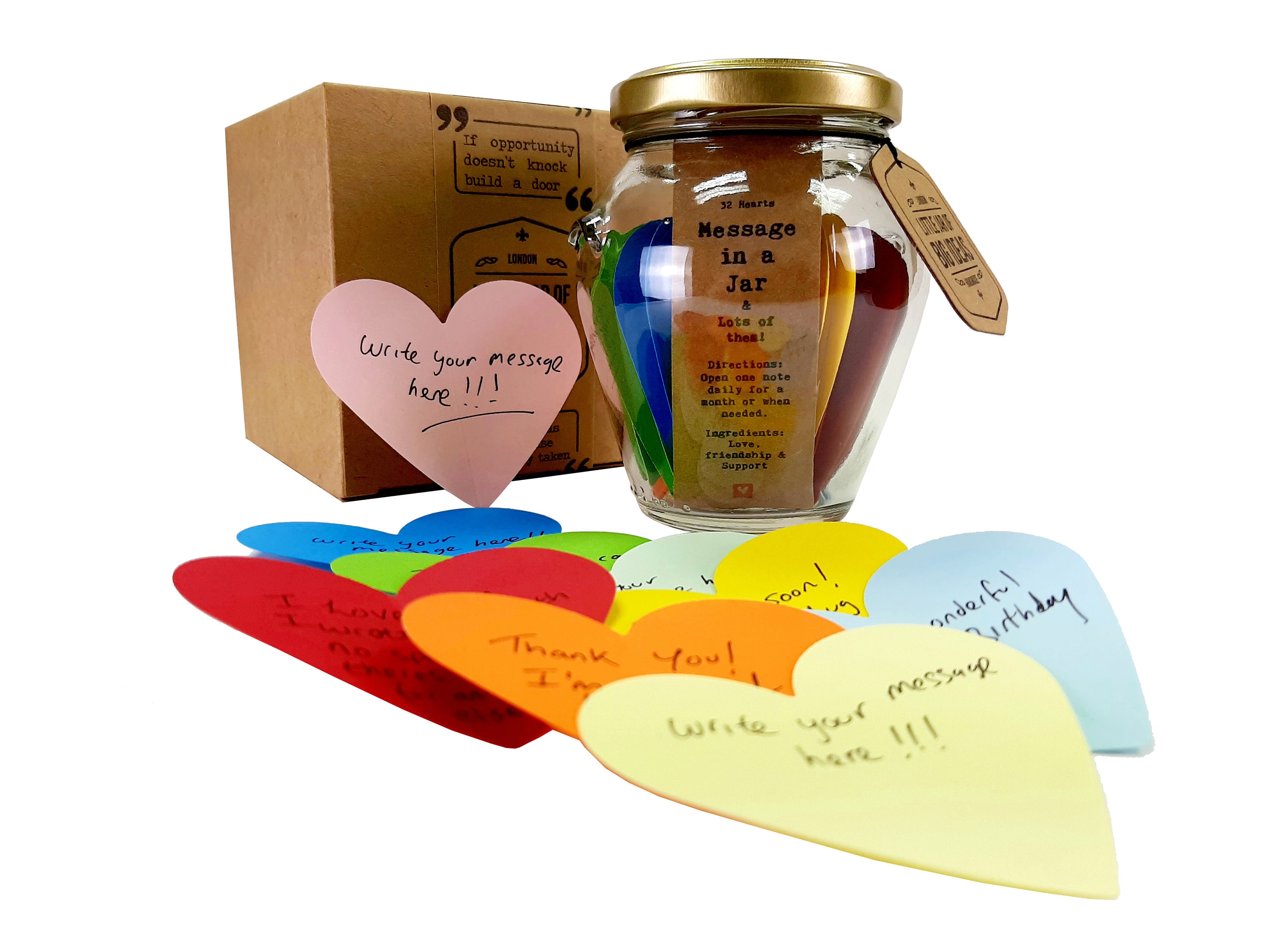 Little Jar of Big Ideas Message in a Jar & Lots of Them Etsy UK