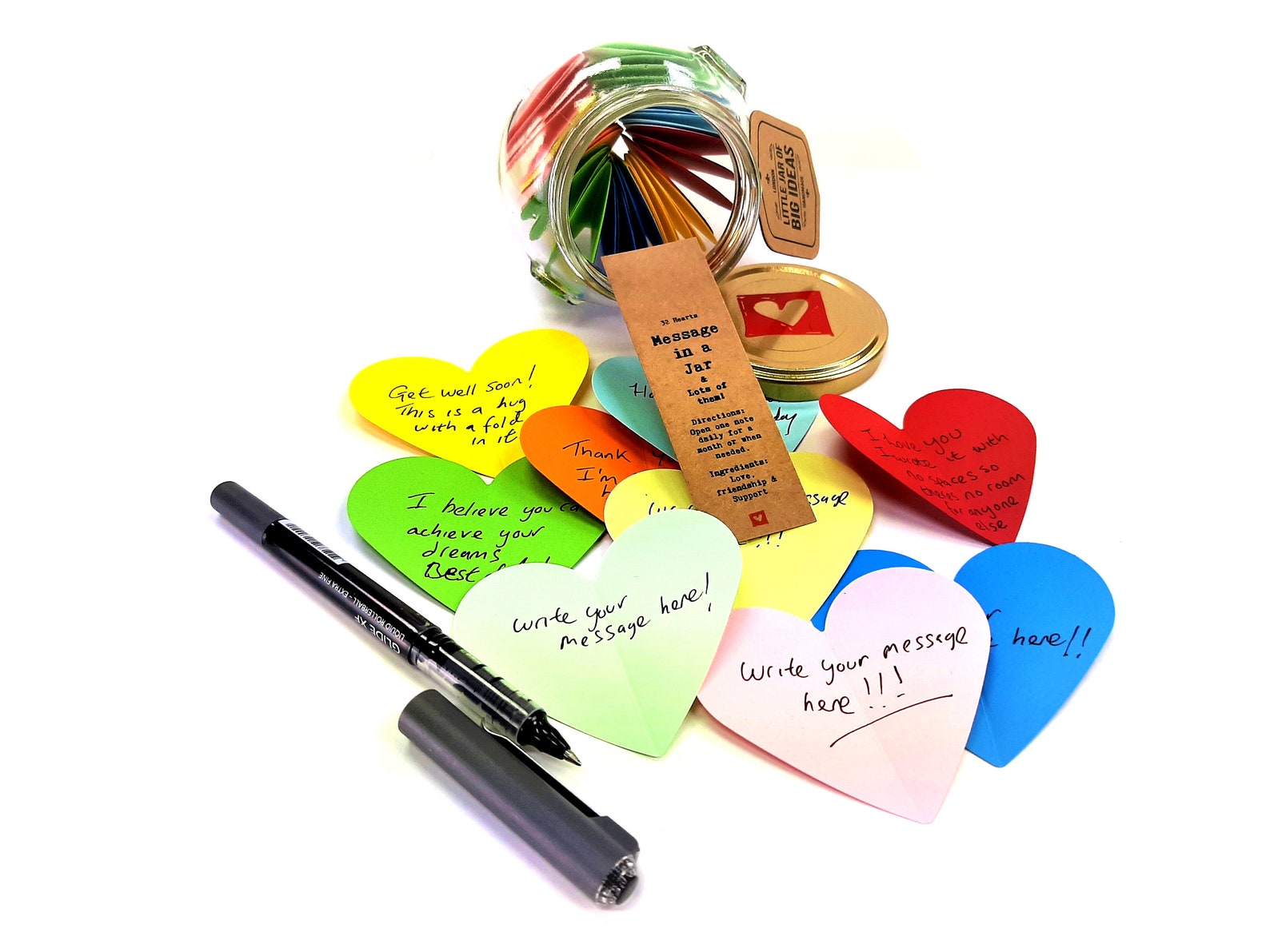 Little Jar of Big Ideas Message in a Jar & Lots of Them Etsy