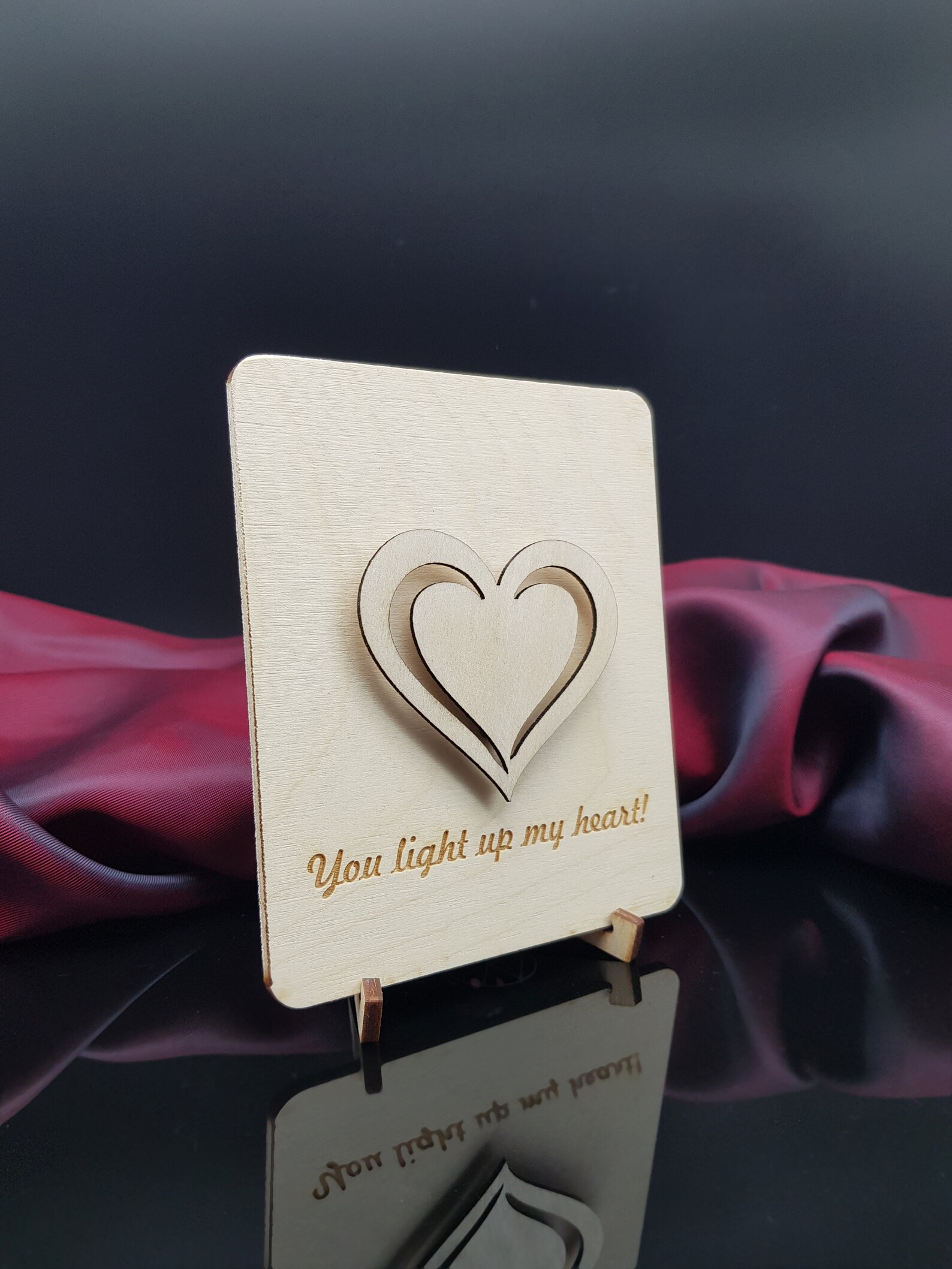 Light up Card you Light up My Heart Light up My World Light Etsy