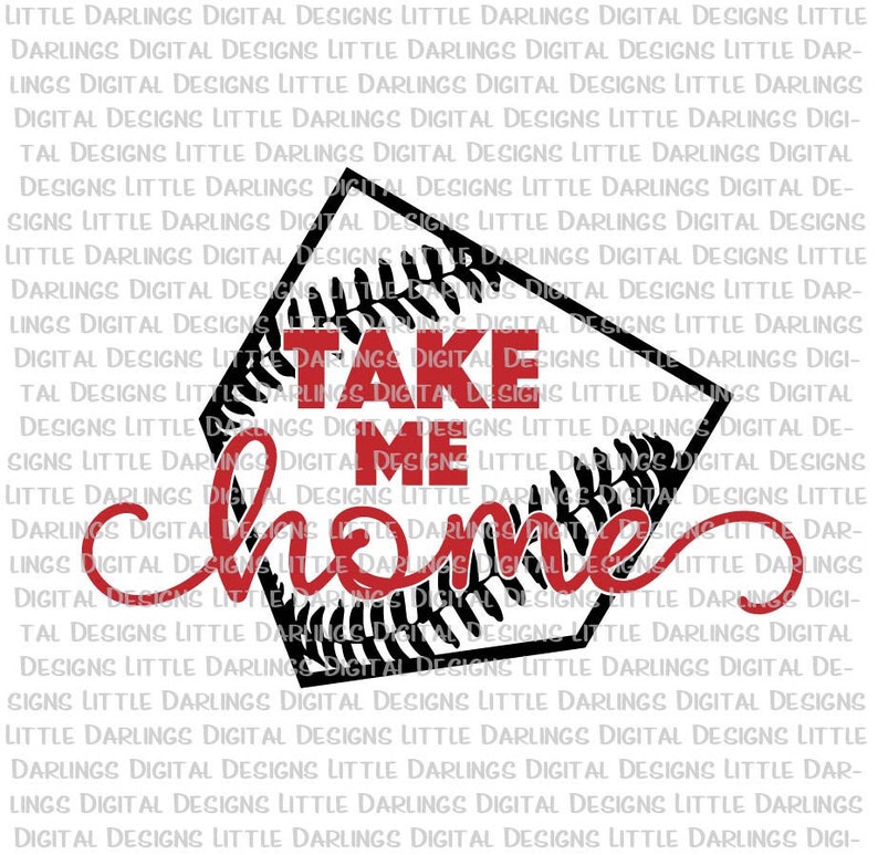 Download Baseball Svg Softball Svg Take Me Home Svg Baseball Cut | Etsy