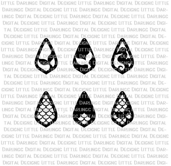 Free Free 207 Mermaid Earring Svg Free SVG PNG EPS DXF File