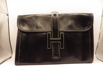 Hermès clutch JIGE vintage 1989 pouch