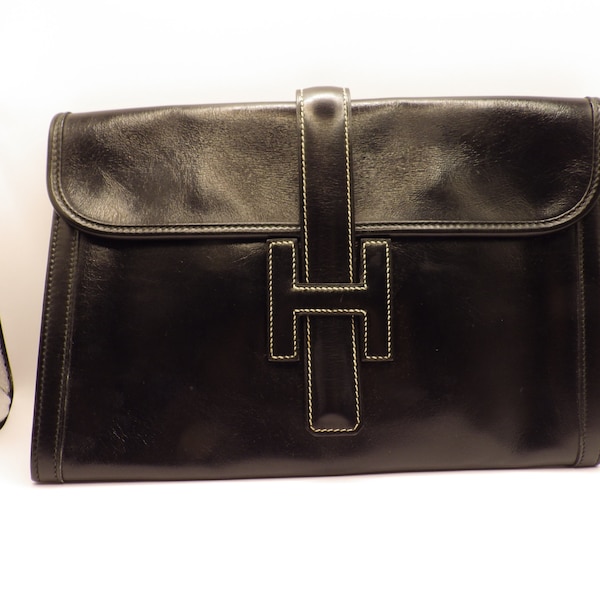 Hermès clutch JIGE vintage 1989 pouch