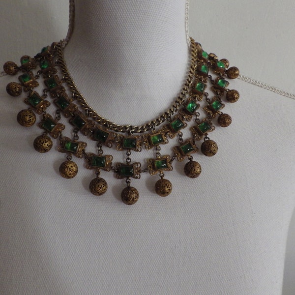 Vintage oriental necklace collier